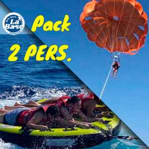 PROMO : Pack 2 Personnes : Parachute + Bouée