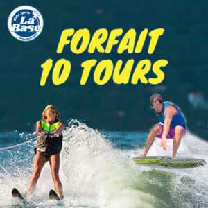 Ski Nautique / Wake : Forfait 10 tours
