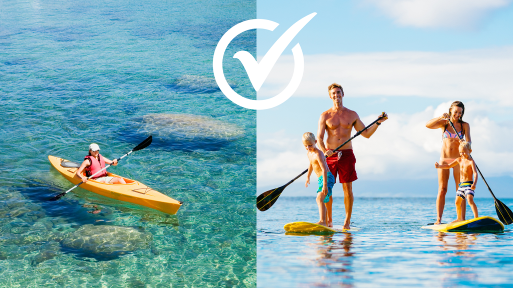 kayak ou paddle à nice quelle activité choisir
