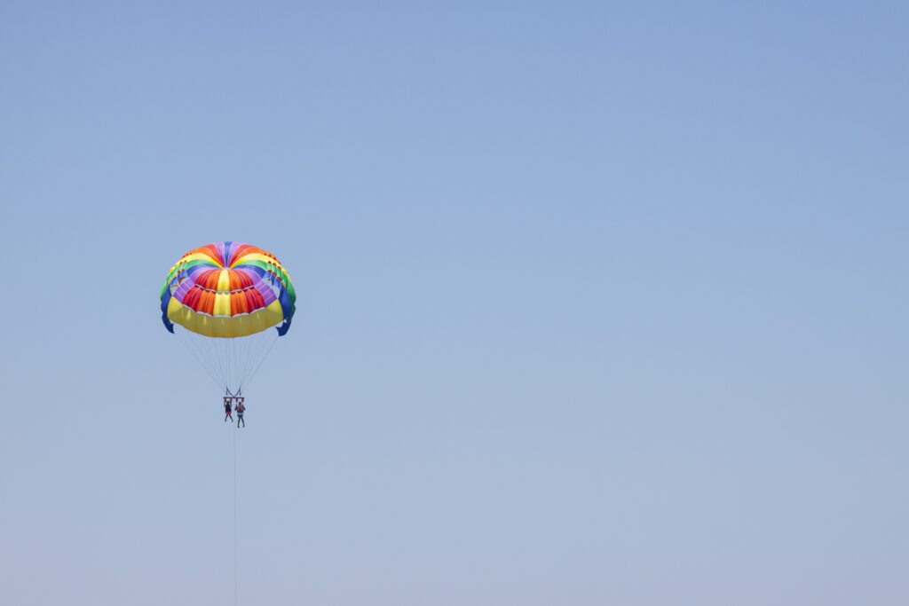 parasailing à nice en duo